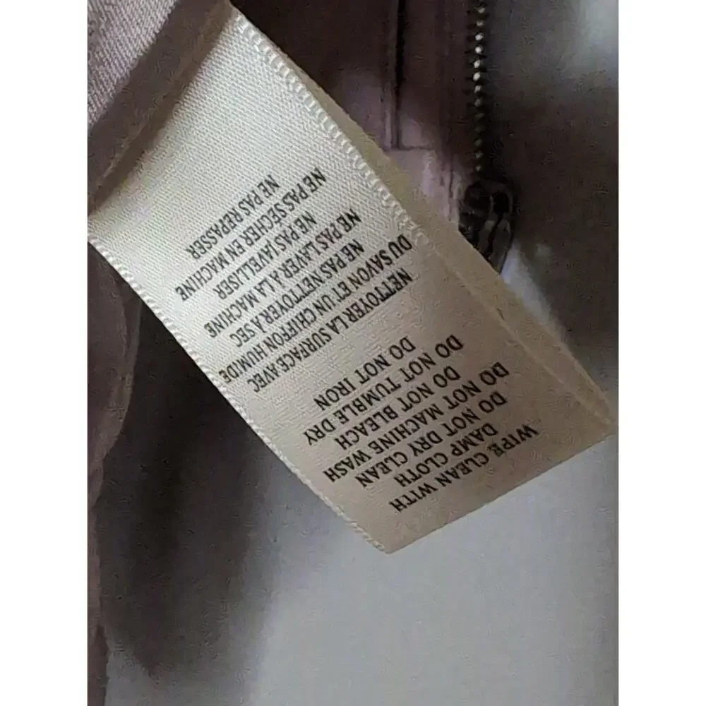 BlankNYC Blush Pink Moto Jacket Faux Leather Biker Minimalist Womens Medium